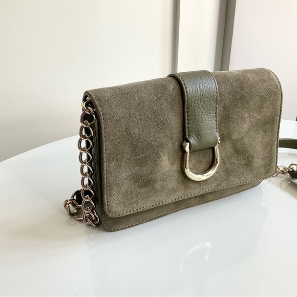 Talbot's Suede Leather NWOT Small Crossbody. - Picture 9 of 12